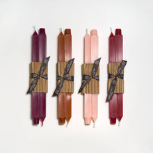 Load image into Gallery viewer, 12" Square Taper Candles: Blush