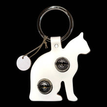 Load image into Gallery viewer, Designer Door Chimes - Cat: Dark Brown / Brass