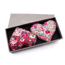 Load image into Gallery viewer, Box of 2 Lavender Hearts - Heart & Soul