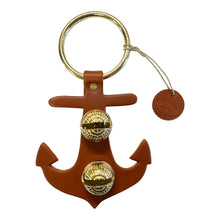 Load image into Gallery viewer, Designer Door Chime - Anchor: Blue / Brass