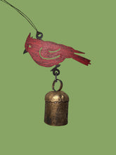 Load image into Gallery viewer, Cardinal ornament Wind Chime cute gifts impulse buy Winter