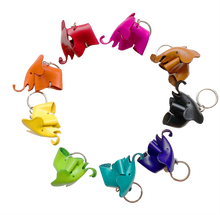 Load image into Gallery viewer, NORA LEATHER ELEPHANT KEY: Assorted