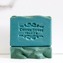 Load image into Gallery viewer, Pine Grit Exfoliating Handmade Soap Bar- 4oz