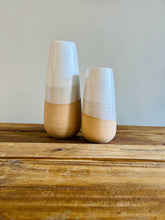 Load image into Gallery viewer, Handmade Round Bottom vases – Two Sizes -Unique Ceramic : Speckled mint / Large