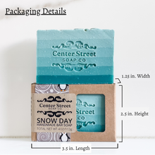 Load image into Gallery viewer, Snow Day Winter Handmade Bar Soap - 4oz
