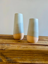 Load image into Gallery viewer, Handmade Round Bottom vases – Two Sizes -Unique Ceramic : Speckled mint / Medium