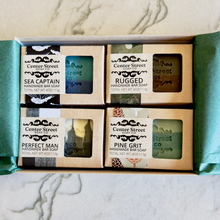 Load image into Gallery viewer, The Lumberjack Men's Christmas Gift Box- 16oz Handmade Soaps