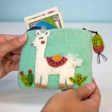 Load image into Gallery viewer, Happy Llama Coin Purse