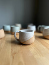 Load image into Gallery viewer, Handmade Criss-Cross Espresso Mug/Tea Cup: Speckled mint