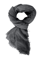 Load image into Gallery viewer, Boho Scarf - Charcoal