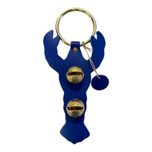Load image into Gallery viewer, Designer Door Chimes - Lobster: Red / Brass