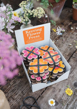 Load image into Gallery viewer, Keyring Flower Press - Oranges & Pinks (US landed)
