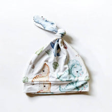 Load image into Gallery viewer, Dinosaur Bamboo Knotted Gown and Hat