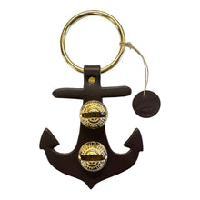 Load image into Gallery viewer, Designer Door Chime - Anchor: Blue / Brass