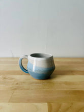 Load image into Gallery viewer, Handmade Criss-Cross Espresso Mug/Tea Cup – Unique Ceramic: OCEANBLUES
