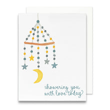 Load image into Gallery viewer, Baby Shower Greeting Card | Showering You With Love Card