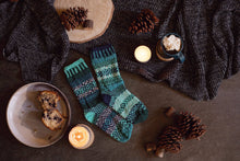 Load image into Gallery viewer, Evergreen Crew Socks | Eco-Friendly & Made in the USA: Small (Women 6 - 8 / Men 5 - 7)