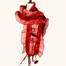 Load image into Gallery viewer, Sari Collage Scarf: Light Gray