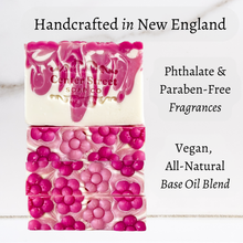 Load image into Gallery viewer, Cherry Blossom Vegan Handmade Soap Bar - 4oz
