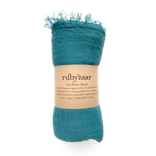 Load image into Gallery viewer, Boho Scarf - Turquoise