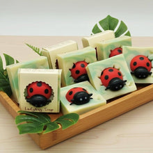 Load image into Gallery viewer, Ladybug Handmade Soap Bar for Kids VEGAN COLD PROCESS