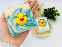 Load image into Gallery viewer, Duckling Clean Handmade Soap Bar for Kids NATURAL VEGAN: Eucalyptus
