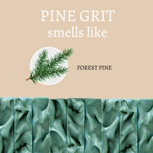 Load image into Gallery viewer, Pine Grit Exfoliating Handmade Soap Bar- 4oz