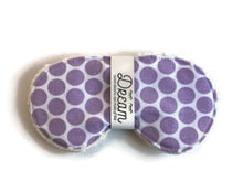 Load image into Gallery viewer, Sleep Mask / Sweet Dreams Sleep Mask / Lavender Dot