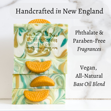 Load image into Gallery viewer, Orange Grove Vegan Handmade Bar Soap - 4oz