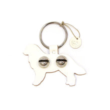 Load image into Gallery viewer, Designer Door Chime - Great Pyrenees / Golden Retriever: Black / Brass