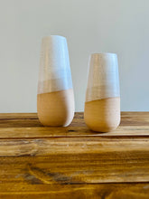 Load image into Gallery viewer, Handmade Round Bottom vases – Two Sizes -Unique Ceramic : Speckled mint / Large