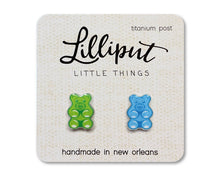 Load image into Gallery viewer, Gummy Bear Earrings // Colorful Fun Earrings: Pink/Orange