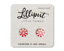 Load image into Gallery viewer, Peppermint Earrings // Stocking Stuffer
