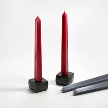 Load image into Gallery viewer, 12" Square Taper Candles: Tangerine