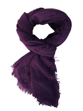 Load image into Gallery viewer, Boho Scarf - Plum