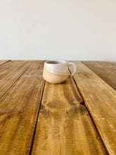 Load image into Gallery viewer, Handmade Criss-Cross Espresso Mug/Tea Cup: Speckled mint