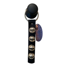 Load image into Gallery viewer, Traditional Strap Bells - #2 Size Bells - 4 Bells on Strap: Black / Brass