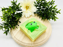 Load image into Gallery viewer, Froggy Handmade Soap Bar for Kids NATURAL VEGAN COLD PROCESS: Lemongrass