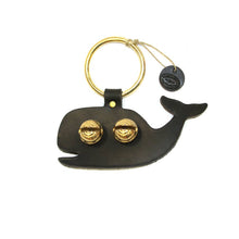 Load image into Gallery viewer, Designer Door Chimes - Whale: Blue / Brass