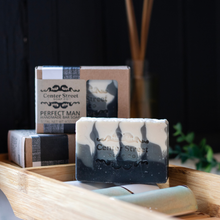 Load image into Gallery viewer, Perfect Man Vegan Handmade Soap Bar For Men - 4oz