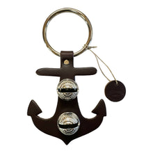 Load image into Gallery viewer, Designer Door Chime - Anchor: Blue / Brass