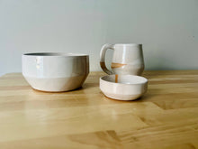Load image into Gallery viewer, Handmade Criss-Cross Espresso Mug/Tea Cup – Unique Ceramic: OCEANBLUES