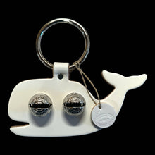 Load image into Gallery viewer, Designer Door Chimes - Whale: Blue / Brass