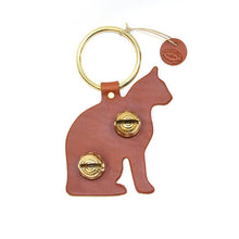 Load image into Gallery viewer, Designer Door Chimes - Cat: Dark Brown / Brass