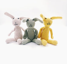 Load image into Gallery viewer, My First Bunny – Organic Baby Rattle: Natural