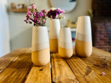 Load image into Gallery viewer, Handmade Round Bottom vases – Two Sizes -Unique Ceramic : Speckled mint / Medium