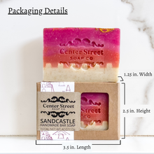 Load image into Gallery viewer, Sandcastle Summer Handmade Bar Soap - 4oz