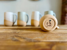 Load image into Gallery viewer, Handmade Tall Round-Bottom Mug - : Speckled mint