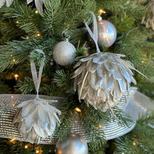Load image into Gallery viewer, Metallic Silver Christmas Ornament