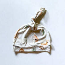 Load image into Gallery viewer, Woodland Animal Bamboo Knotted Gown and Hat